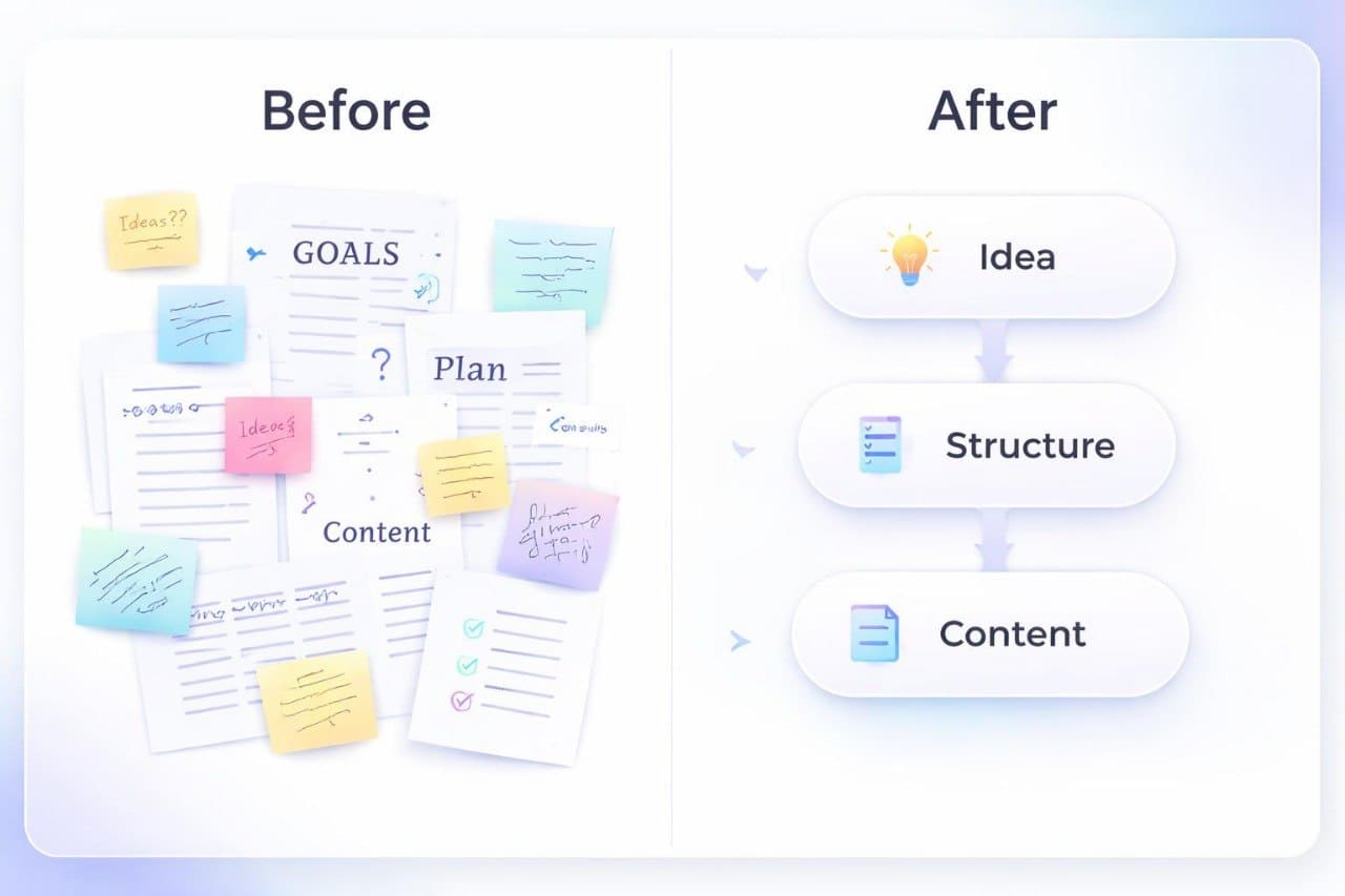 Before/After diagram