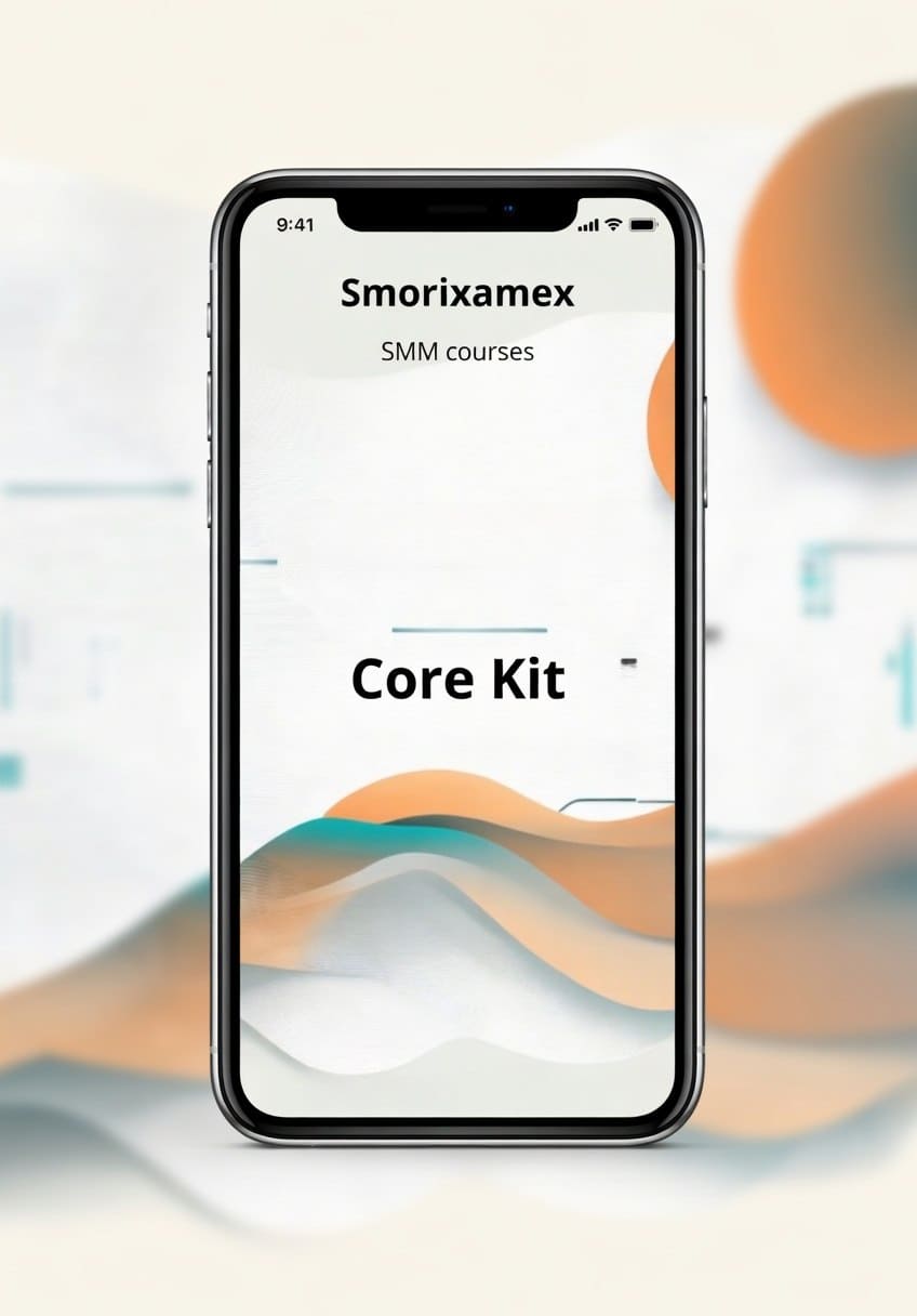 Mockup course 'Core Kit' on phone