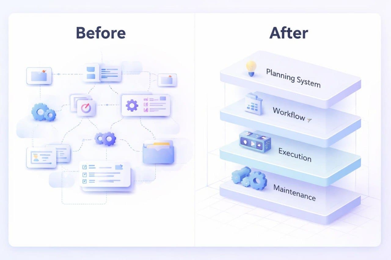 Before/After diagram