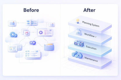 Before/After diagram